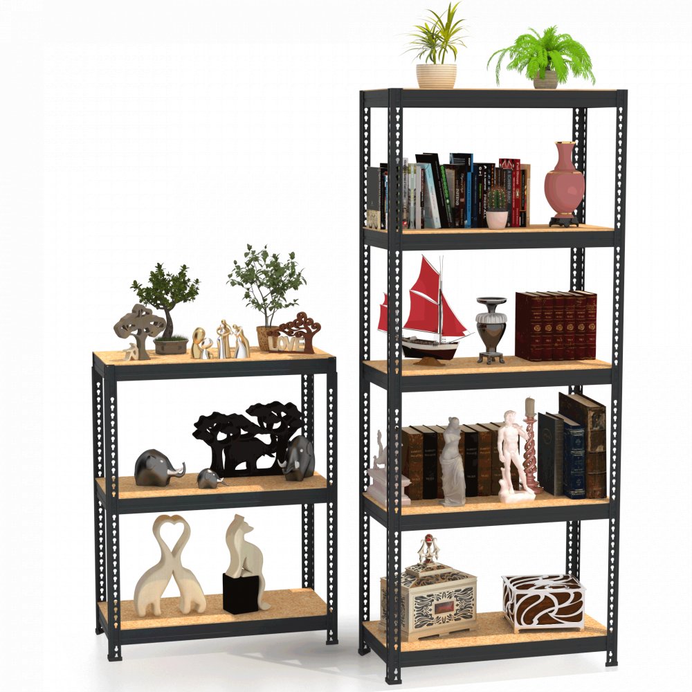 Универсальные металлические стеллажи МZ-PROFIL с нагрузкой на полку до 170 кг.