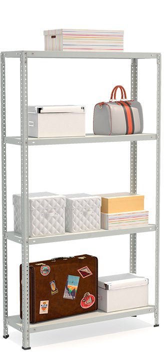 Металлические стеллажи СТФЛ с нагрузкой на полку до 100 кг